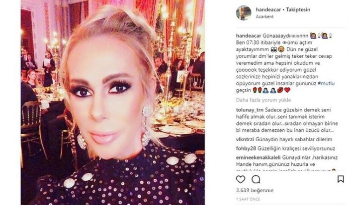 Ünlülerin Instagram paylaşımları (06.12.2017)
