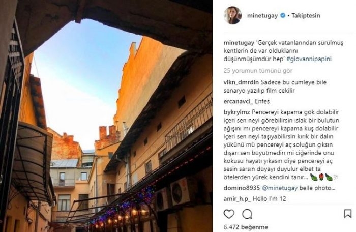 Ünlülerin Instagram paylaşımları (06.12.2017)
