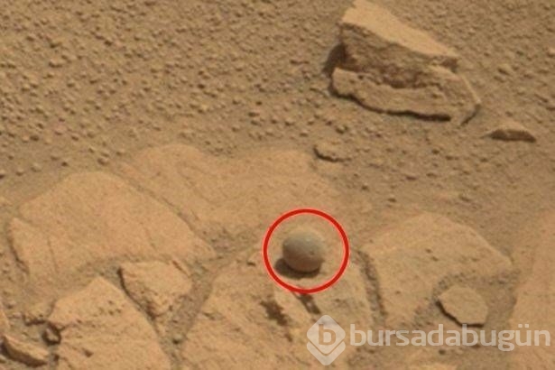 Mars yüzeyinde gizemli küre görüntülendi