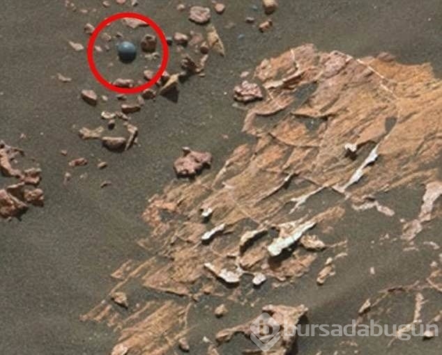 Mars yüzeyinde gizemli küre görüntülendi