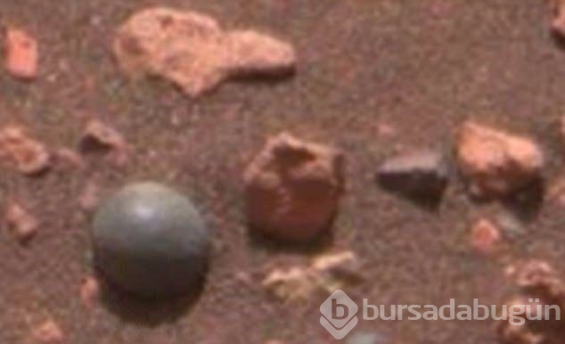 Mars yüzeyinde gizemli küre görüntülendi