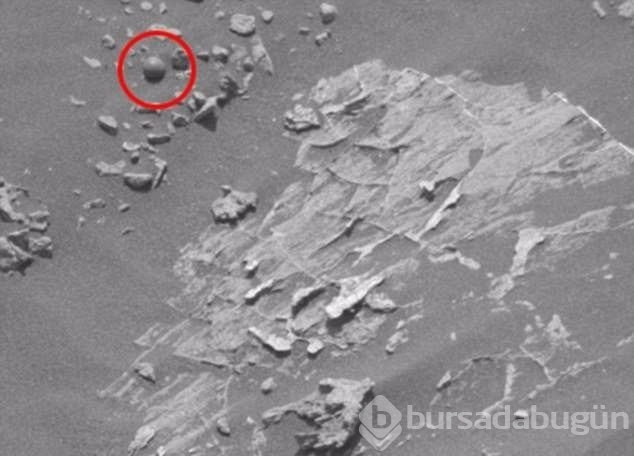 Mars yüzeyinde gizemli küre görüntülendi