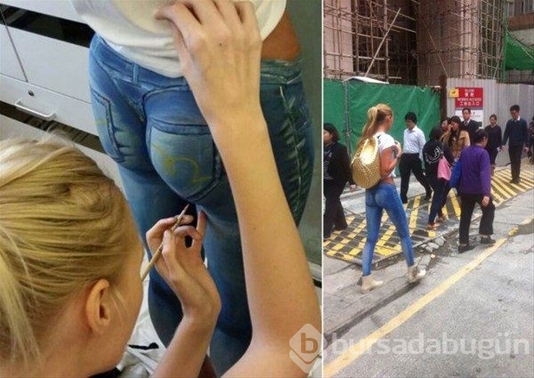 Sokakta çıplak gezdi!