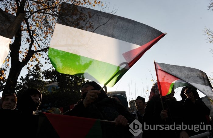 Bursa'da ABD'nin Kudüs'ü İsrail'in başkent olarak tanımasına tepki