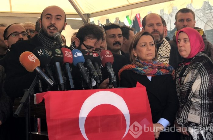 Bursa'da ABD'nin Kudüs'ü İsrail'in başkent olarak tanımasına tepki
