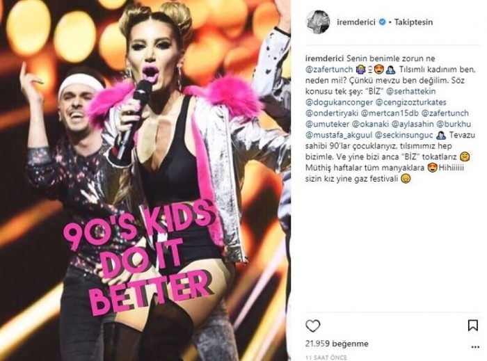Ünlülerin Instagram paylaşımları (11.12.2017)