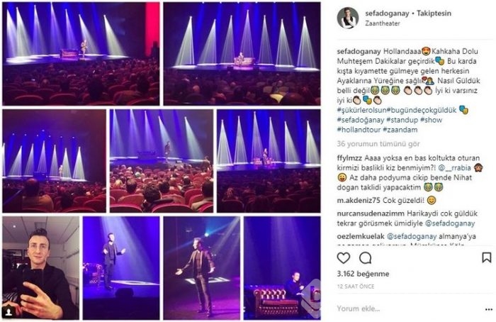 Ünlülerin Instagram paylaşımları (11.12.2017)