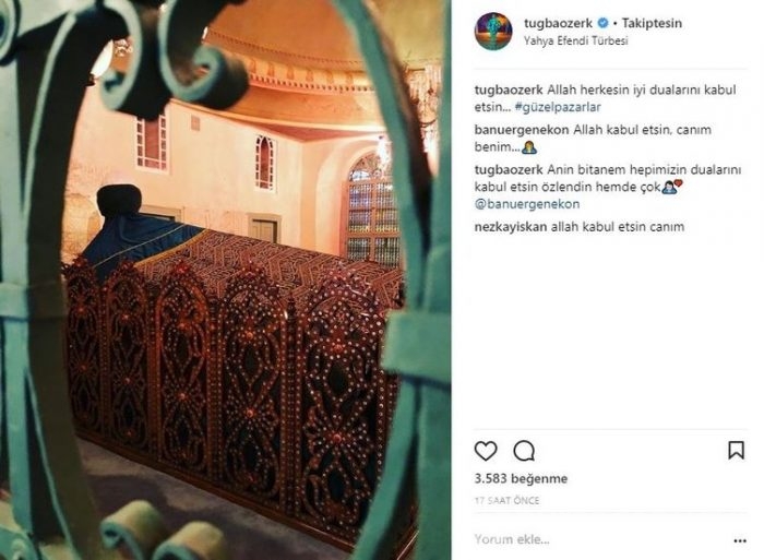 Ünlülerin Instagram paylaşımları (11.12.2017)