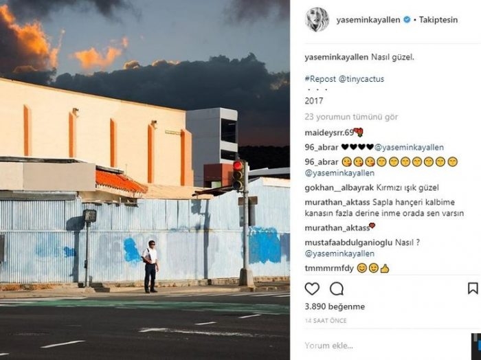 Ünlülerin Instagram paylaşımları (11.12.2017)