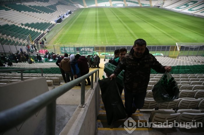 Bursaspor için 250 kişi hazırladı 23 bin kişi sergiledi	
