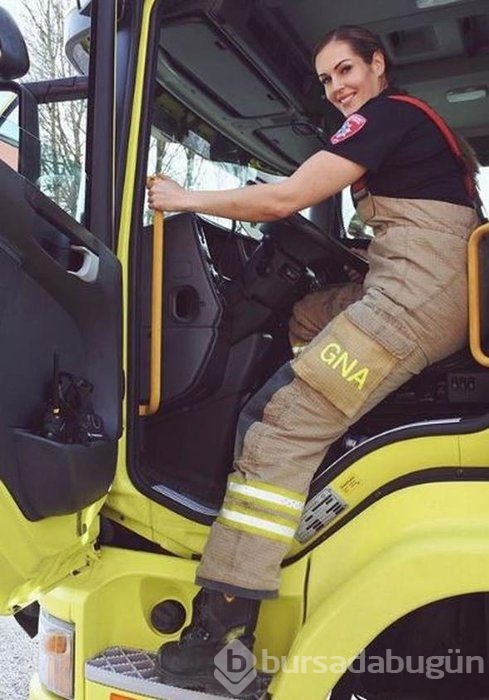 İtfaiyeci sosyal medyayı salladı