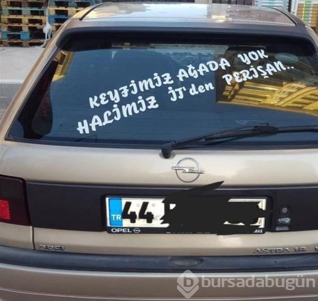 En komik araç yazıları