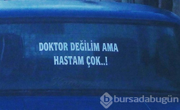 En komik araç yazıları