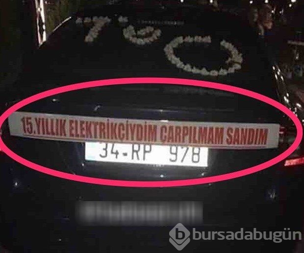 En komik araç yazıları