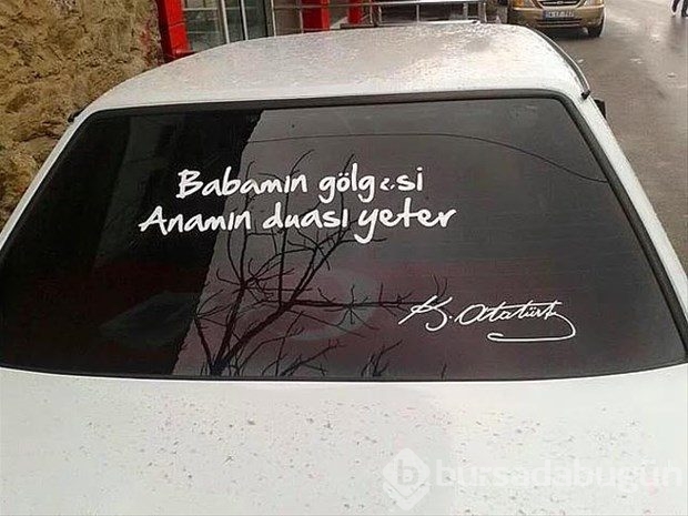 En komik araç yazıları