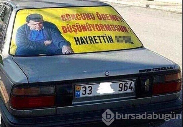 En komik araç yazıları