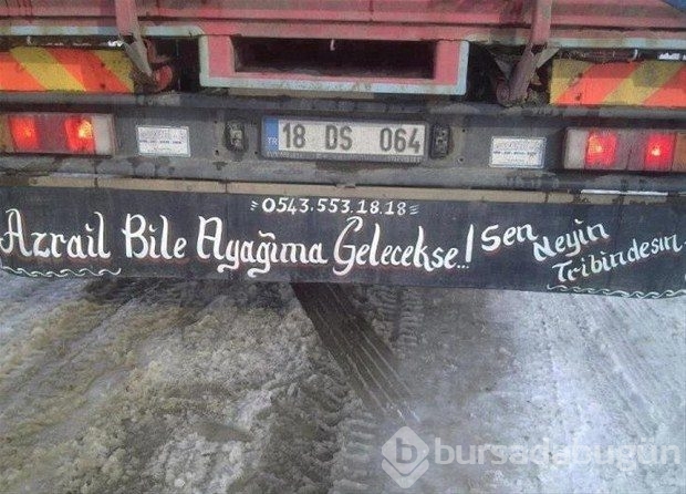 En komik araç yazıları