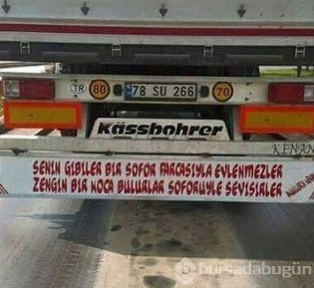 En komik araç yazıları