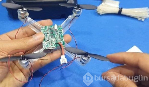 Kendi Drone'unu kendi yaptı!