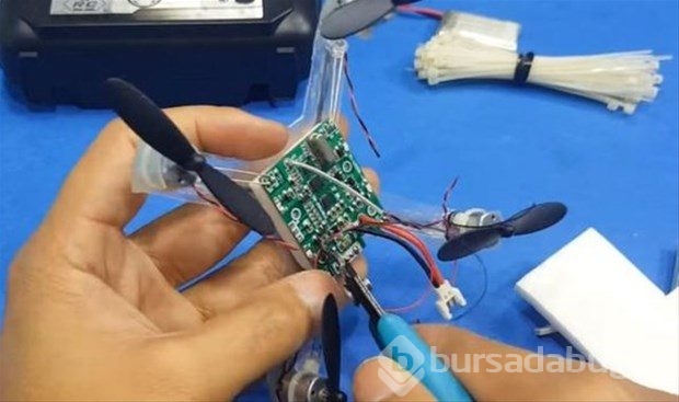 Kendi Drone'unu kendi yaptı!