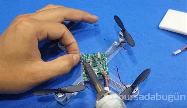 Kendi Drone'unu kendi yaptı!