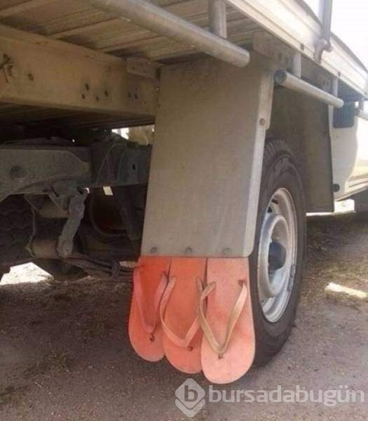 Yollarda karşılaşılacak enteresan görüntüler!