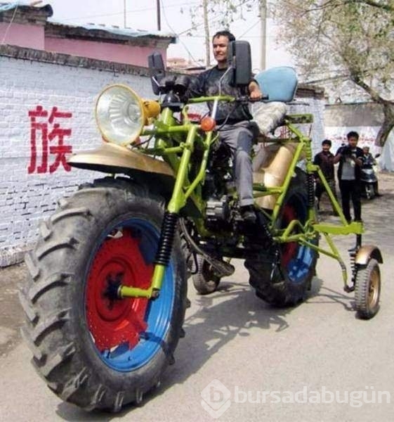 Yollarda karşılaşılacak enteresan görüntüler!