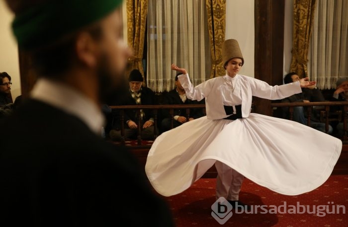 Bursa'da 6 baba 7 oğul semazen mutluluğu
