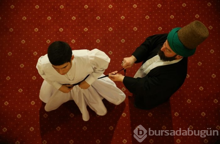 Bursa'da 6 baba 7 oğul semazen mutluluğu