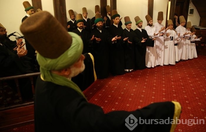 Bursa'da 6 baba 7 oğul semazen mutluluğu