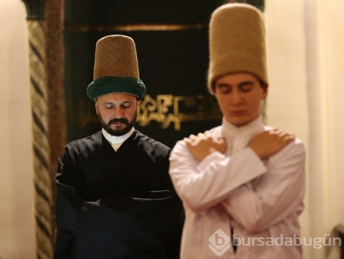 Bursa'da 6 baba 7 oğul semazen mutluluğu