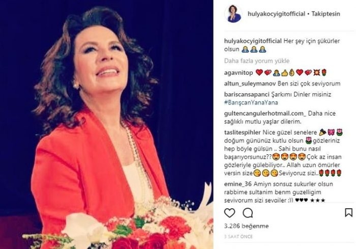 Ünlülerin Instagram paylaşımları (12.12.2017)