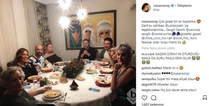 Ünlülerin Instagram paylaşımları (12.12.2017)