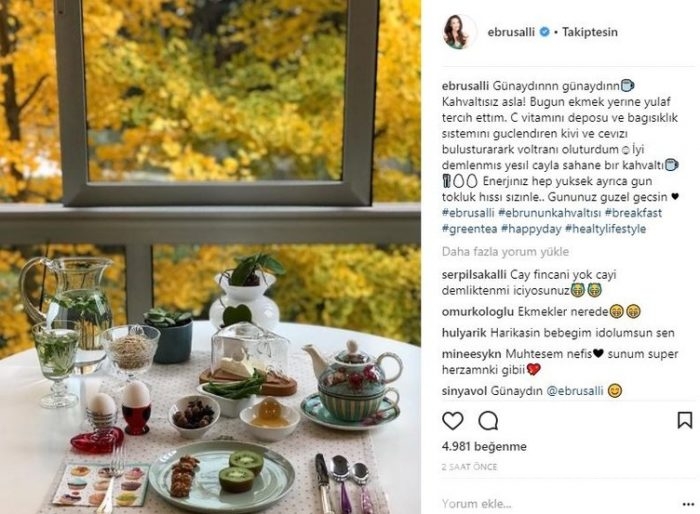 Ünlülerin Instagram paylaşımları (12.12.2017)