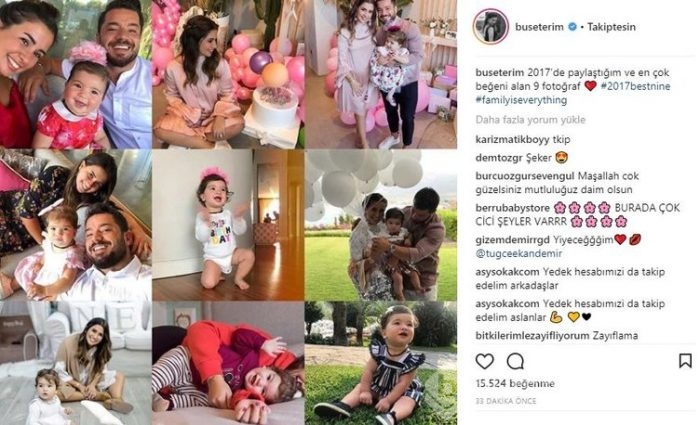 Ünlülerin Instagram paylaşımları (12.12.2017)