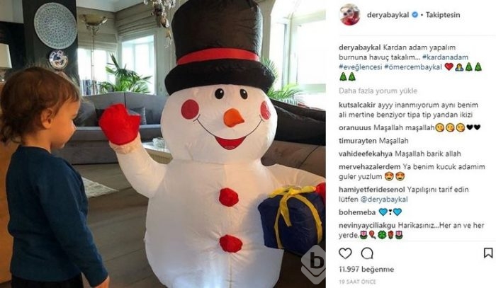 Ünlülerin Instagram paylaşımları (13.12.2017)