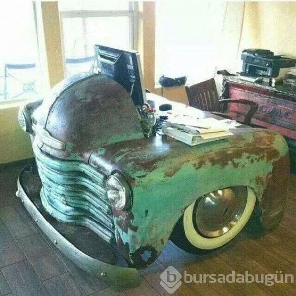 Hurda malzemelerden yapılan muhteşem dekorasyonlar