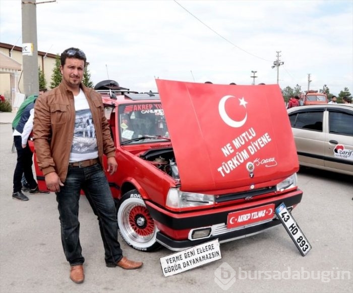 Otomobilini "Kartal Palas"a çevirdi