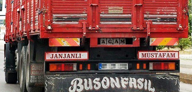 Efsaneleşen kamyon arkası yazıları