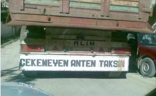 Efsaneleşen kamyon arkası yazıları