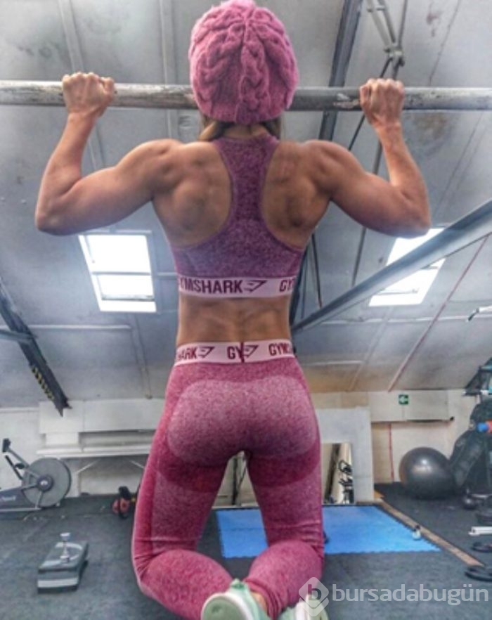Taş gibi olan fitness yıldızı sırrını anlattı