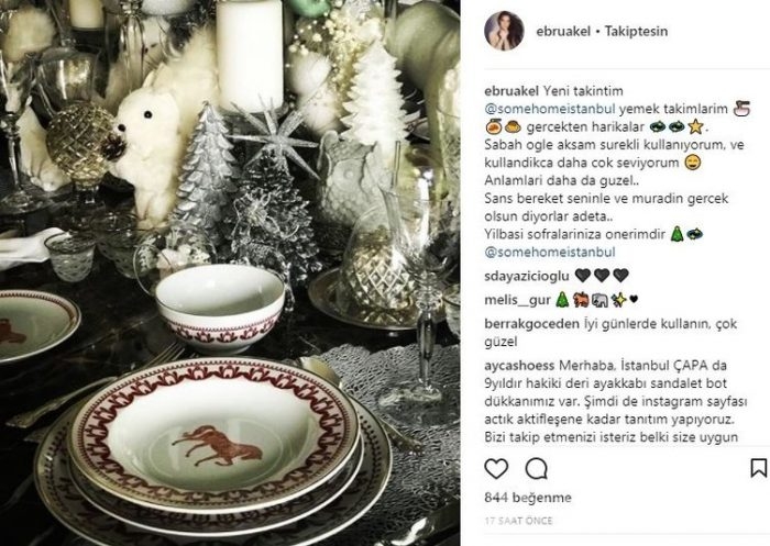 Ünlülerin Instagram paylaşımları (18.12.2017)