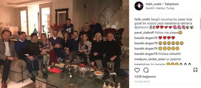 Ünlülerin Instagram paylaşımları (18.12.2017)