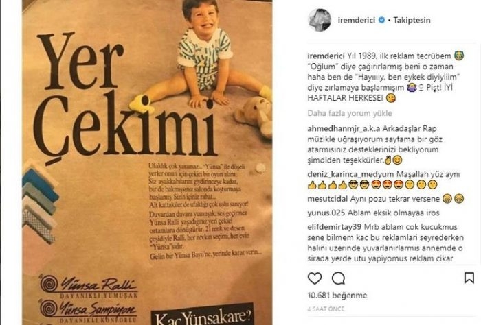 Ünlülerin Instagram paylaşımları (18.12.2017)