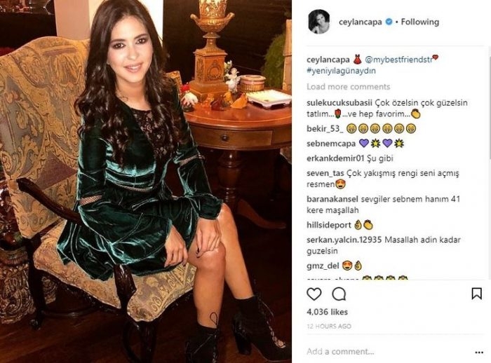 Ünlülerin Instagram paylaşımları (19.12.2017)