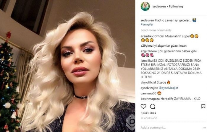 Ünlülerin Instagram paylaşımları (20.12.2017)