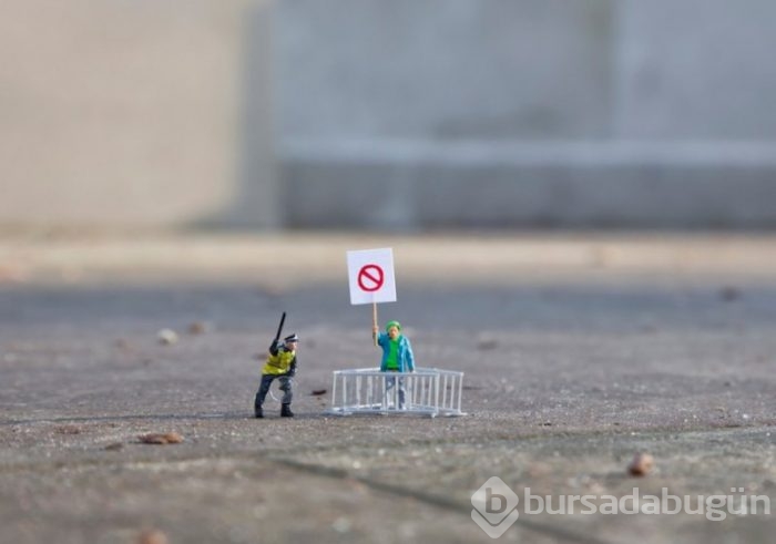Günlük yaşam minyatürleştirildi