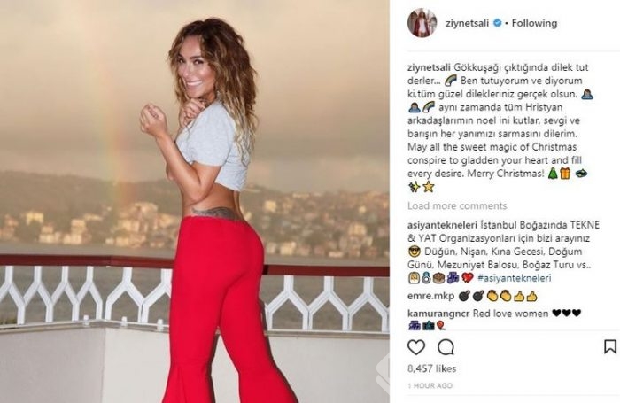 Ünlü isimlerin Instagram paylaşımları (25.12.2017)