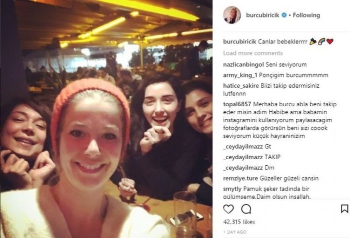 Ünlü isimlerin Instagram paylaşımları (25.12.2017)