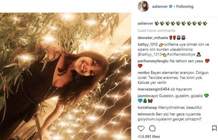 Ünlü isimlerin Instagram paylaşımları (25.12.2017)